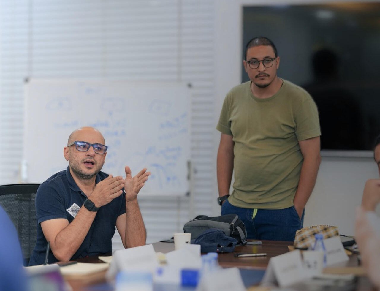 Ahmed during the Sound Professional course